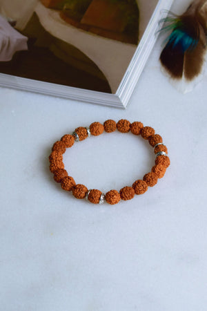 🎁 Authentic 5 Mukhi (Five-faced) Rudraksha Bracelet (100% off)